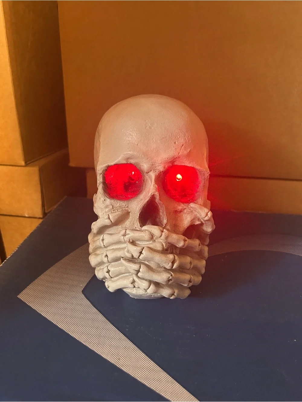 Skull Halloween light up decoration